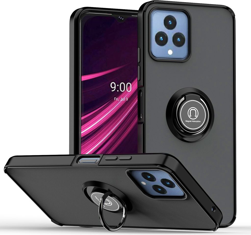 T-Mobile REVVL 6 Hülle, Ring Halter Ständer Matte Produktbild 