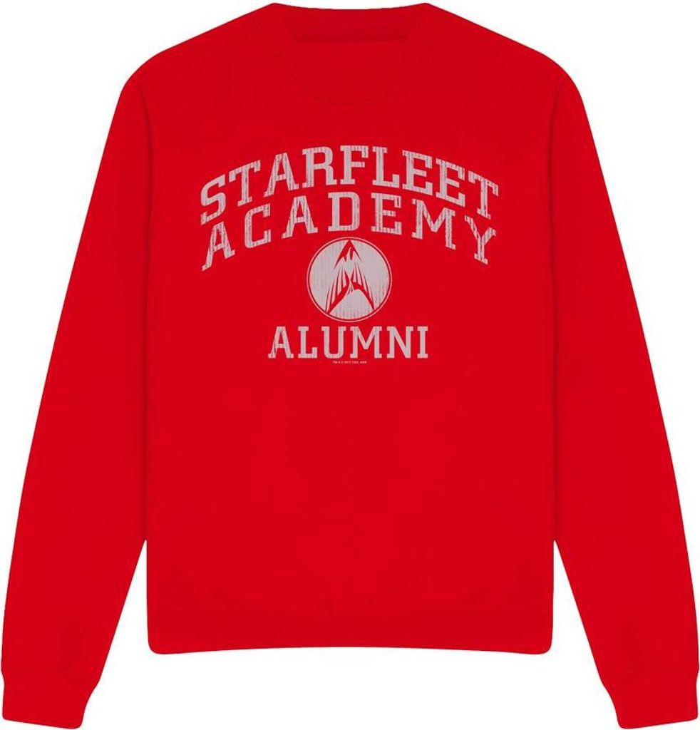 Star Trek - "Alumni" Sweatshirt für Herren/Damen Uni TV12366 (S) (Rot)