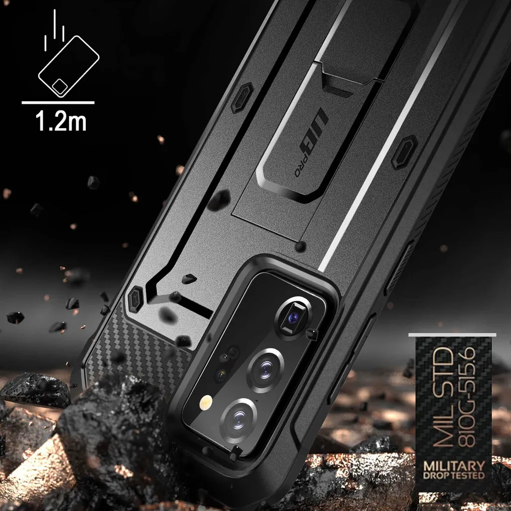 Supcase Unicorn Beetle Pro Galaxy Note 20 Ultra Coque Noire Robuste - 13