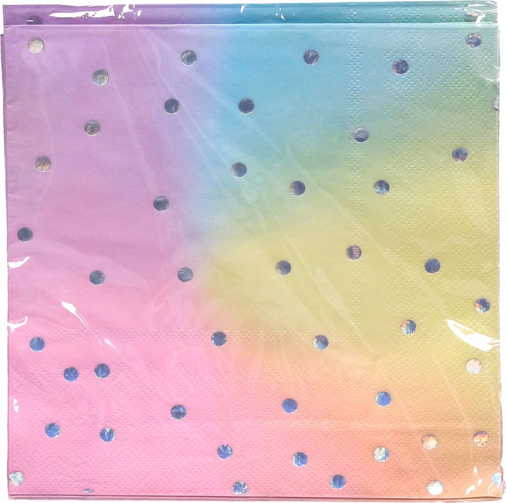 Tovaglioli da festa PASTEL 33x33 cm, 12 pz. Immagine del prodotto 