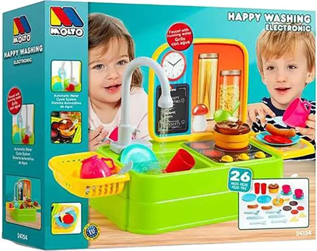 Cuisine de table avec véritable robinet d'eau pour enfant - Modèle 45cm - 9