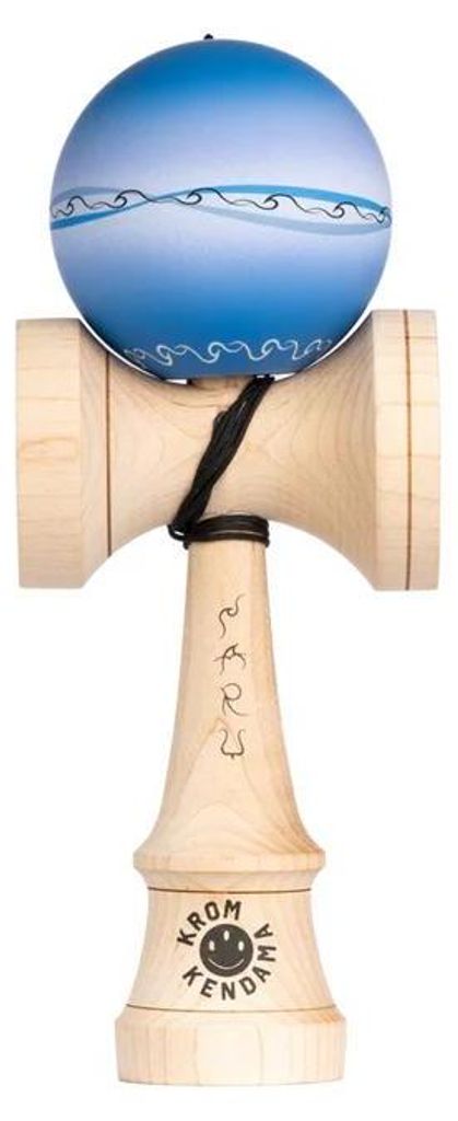 Kendama Naru Mod Blue chromé. Image du produit 