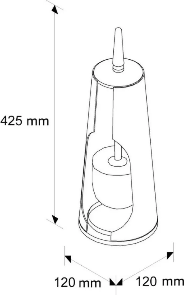 Set da toilette e spazzola ReNew collection (L: 12 cm, P: 12 cm, A: 42 cm) - 19