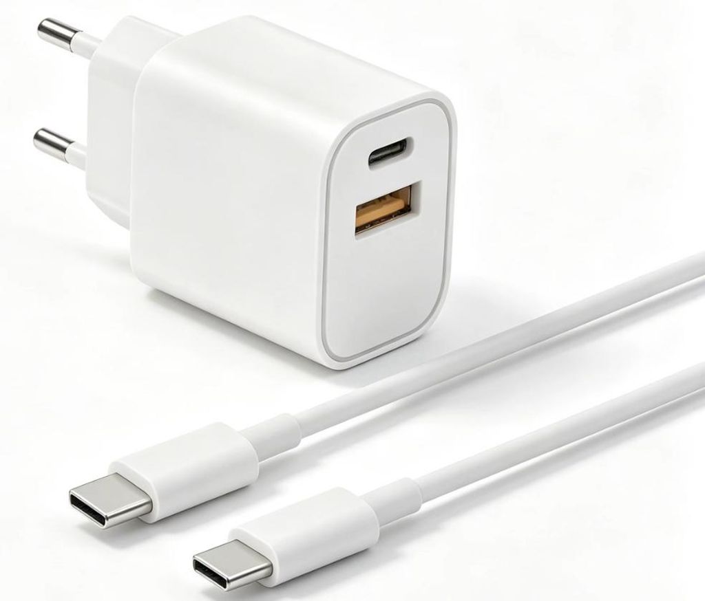 Chargeur USB-C 20W, adaptateur secteur PD, câble USB-C, Image du produit 
