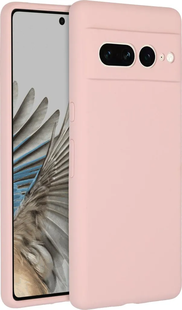 Accezz Custodia in silicone liquido Google Pixel 7 Pro - Rosa
