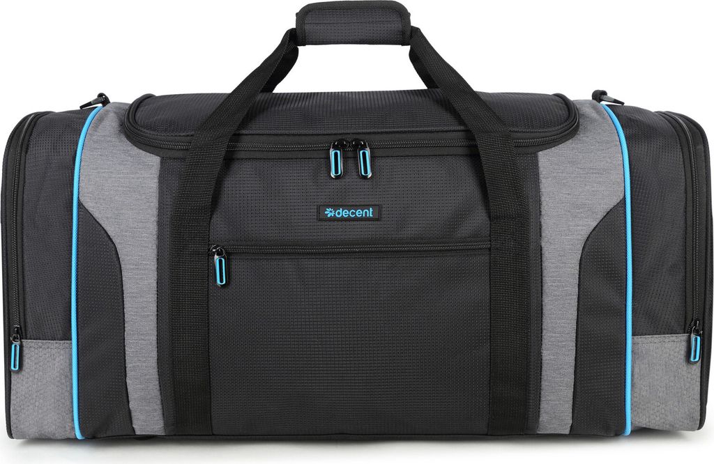 Flexplus Wochenendtasche Schwarz/Blau 70X32X34 CM