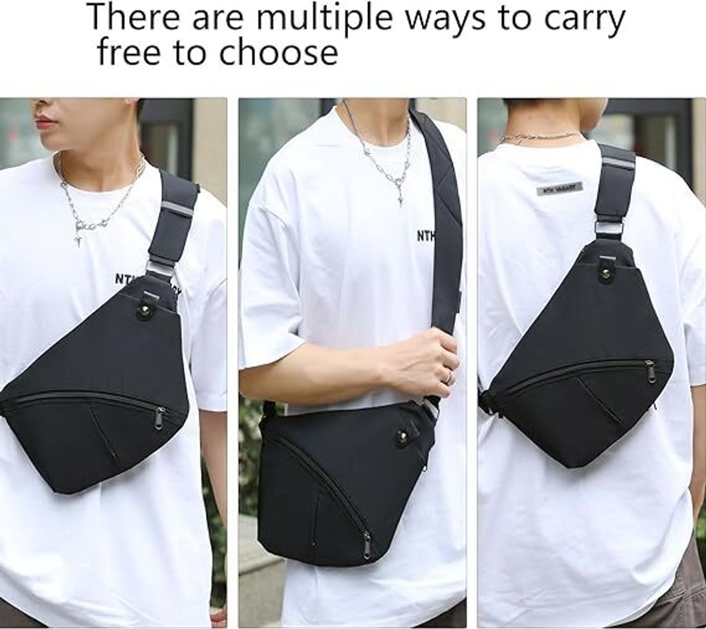 Umhängetasche, Schultertasche, Diebstahlsichere Tasche, Produktbild 2