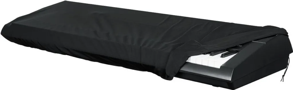 Housse de Protection Clavier extensible noir pour Piano et Synthétiseur