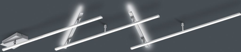 deckenleuchte Indira245 cm Stahl silber Produktbild 
