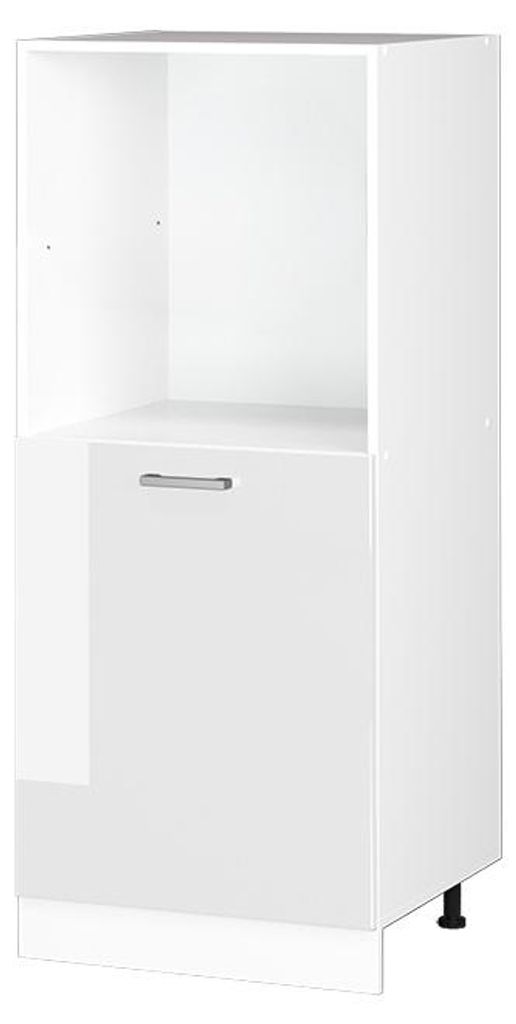 Herdumbauschrank Vicco R-Line Weiß Hochglanz 60 cm, Model Produktbild 