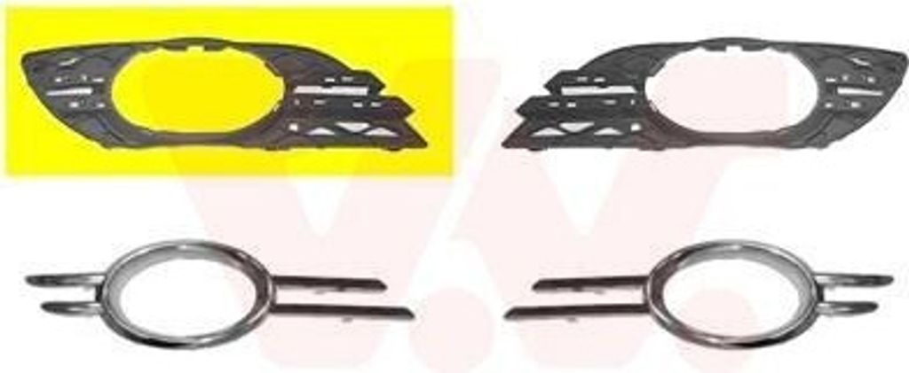 VAN WEZEL 3043594 - OE 211 885 0822 Lüftungsgitter, rechts für E-Klasse (W211), E-Klasse (S211)