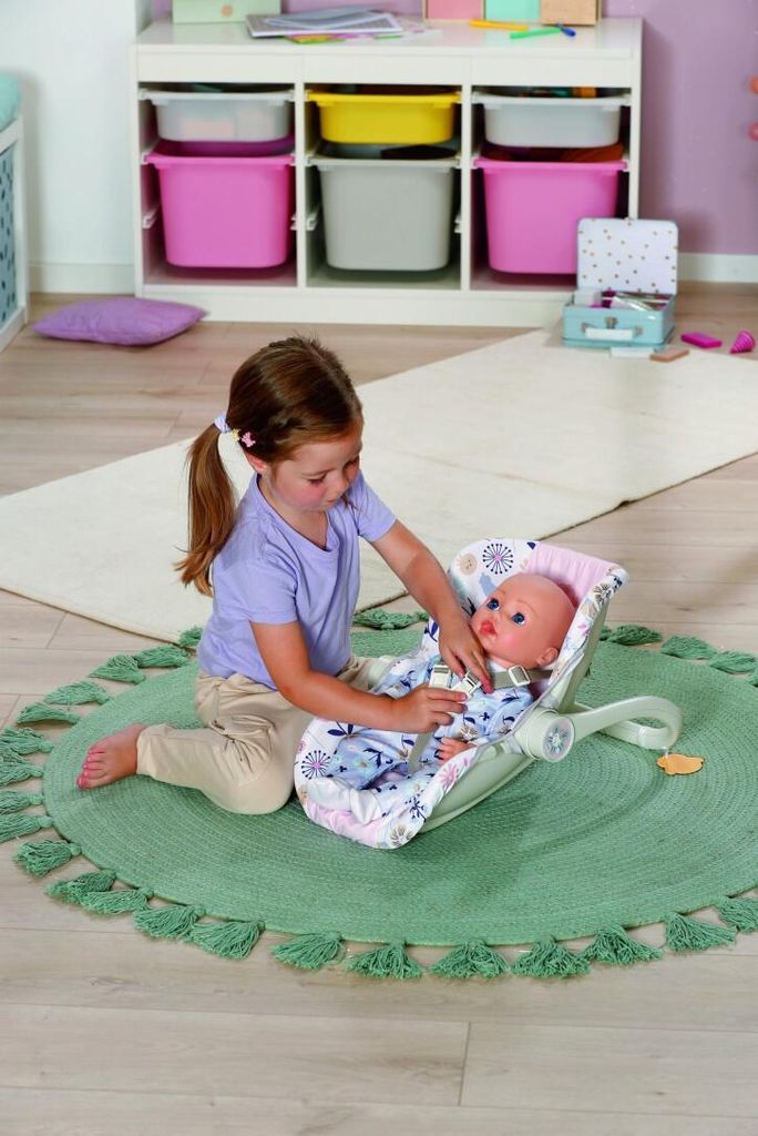 MGA BABY born autosedačka s květinovým vzorem Obrázek produktu 