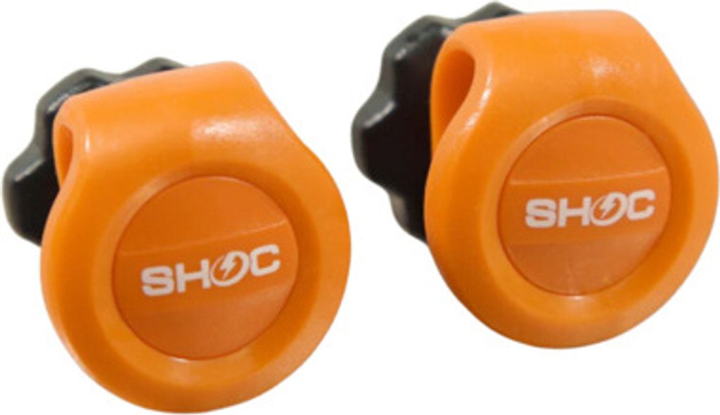 SHOC Viper Football Visor Clips, Paare Farbe Orange