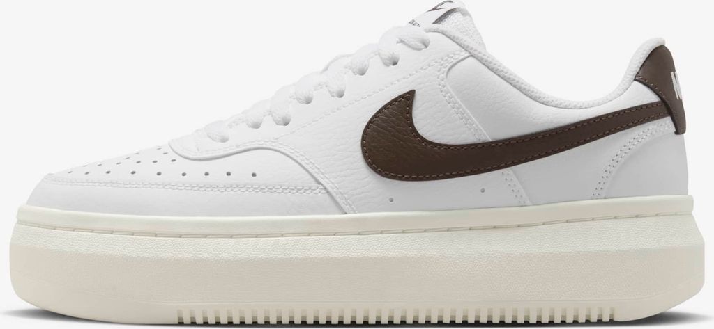 Nike Court Vision Alta "Baroque Brown", Weiß/Braun, Größe: 44,5
