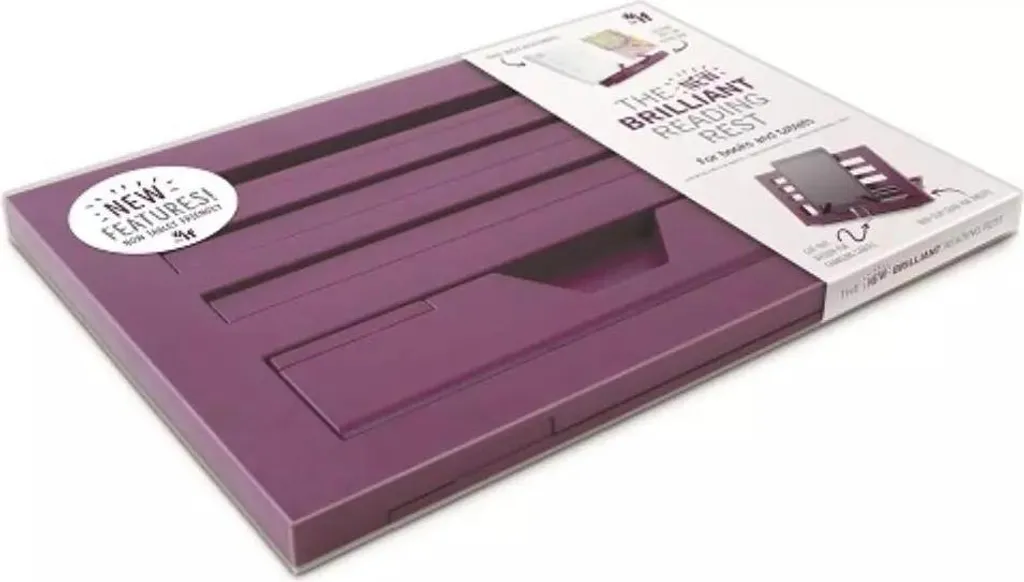 Repose-lecture pour lire sans les mains en coloris Mûre pourpre Brillant