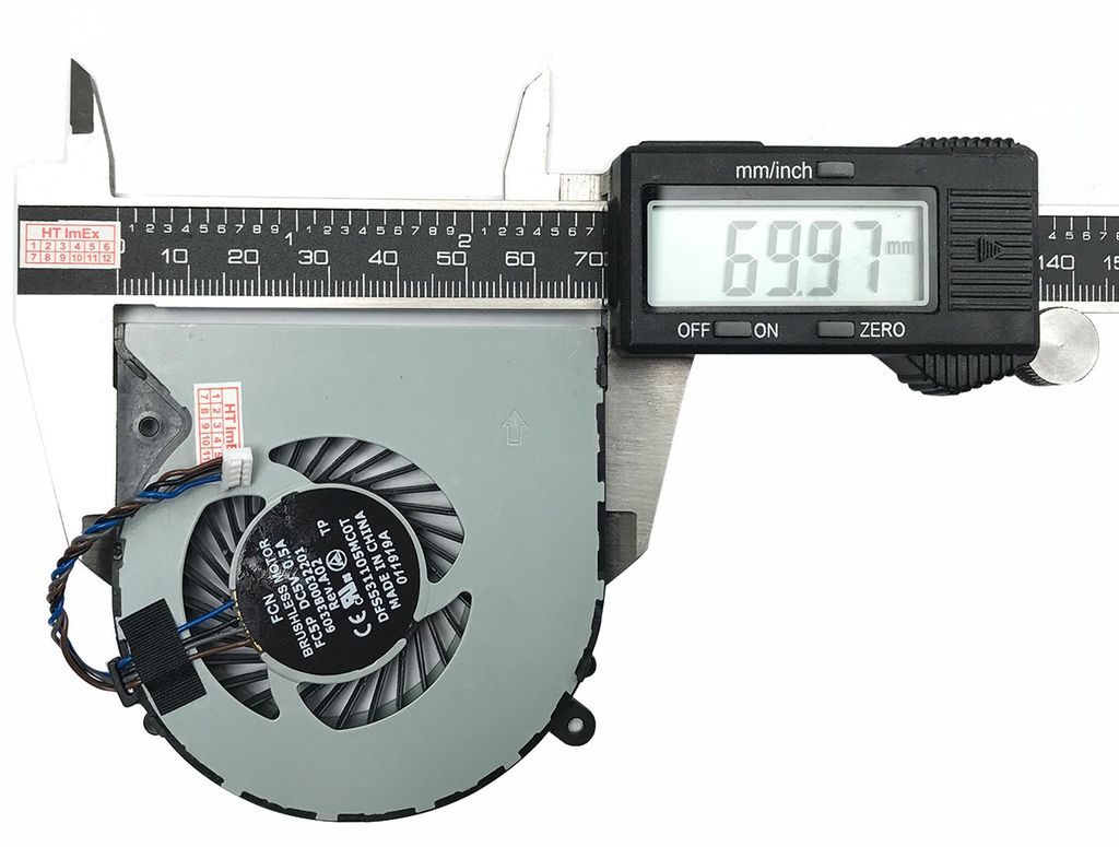 CPU version 2 - 7cm - Lüfter Kühler 4-Pin stecker FAN cooler für Toshiba satellite C70D-B-316, C70D-B-107, C70D-B-108