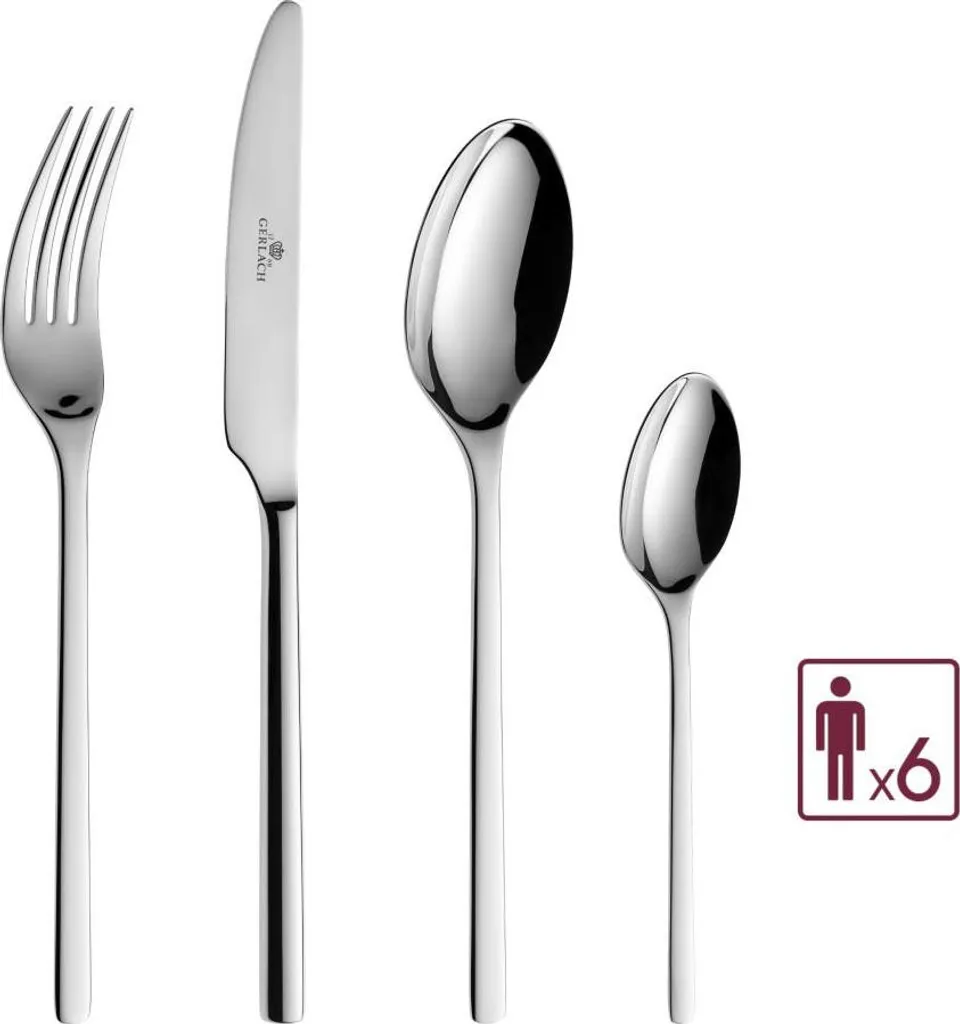 Gerlach MODERN set di posate 24 pezzi