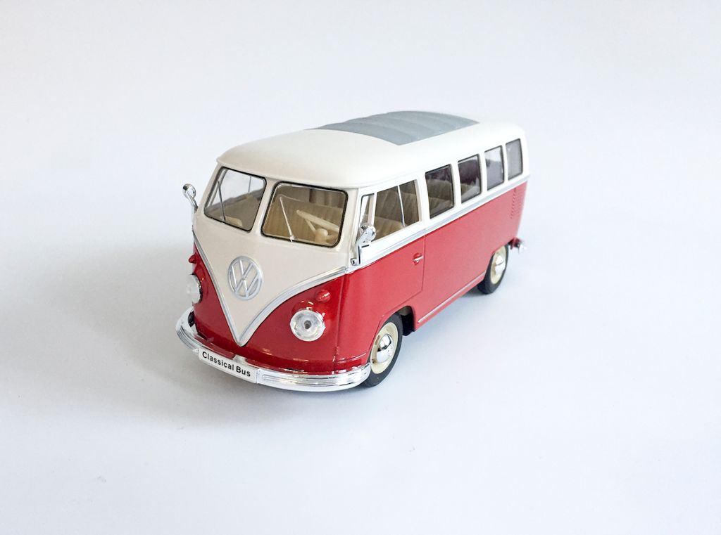 Welly Modellauto 1:24 1962 VW Volkswagen Classical Bus Produktbild 