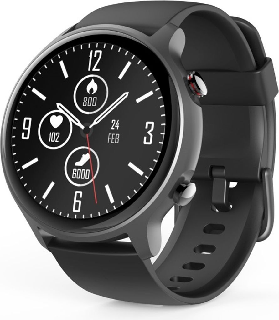 Hama Smartwatch Fit Watch 6910, Schwarz/Grau Produktbild 