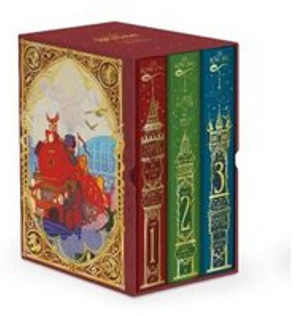 Harry Potter 1-3 MinaLima Set avec Éléments Interactifs Pop-up Luxe