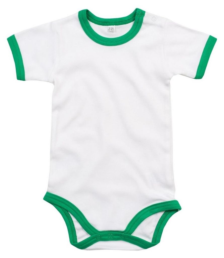 Babybugz - "Ringer" Bodysuit für Baby FK1860 (68) Produktbild 
