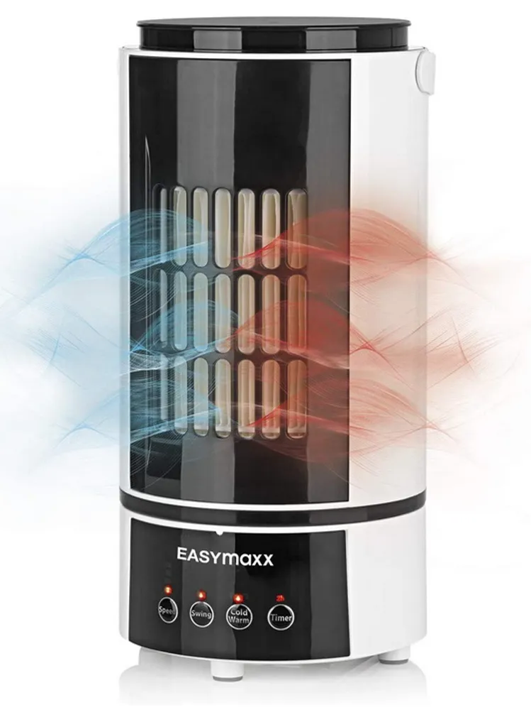 EASYmaxx Mini Air Cooler Mobile: Aria Calda e Fredda per Smart Working - 15