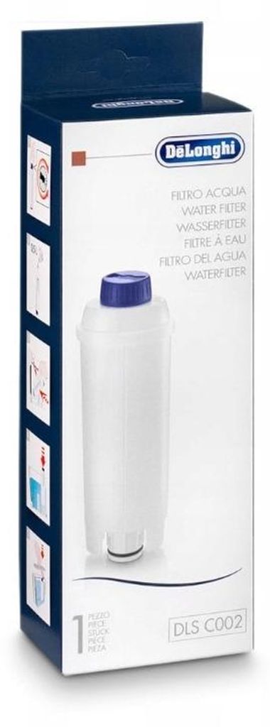 De'Longhi DLSC074 Thermosbeker, dubbelwandig, roestvrij staal, voor warme en koude dranken, met één klik te openen, inhoud: 300 ml