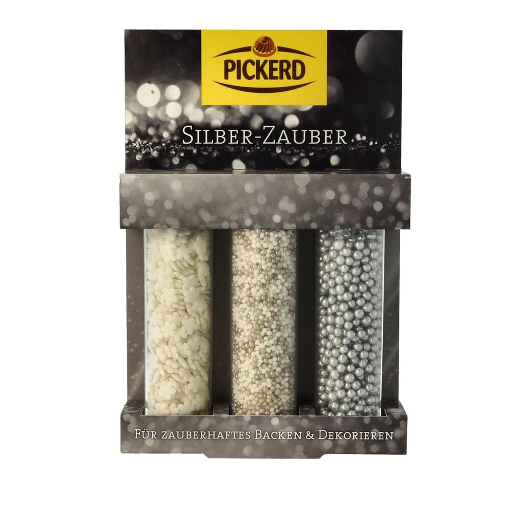Pickerd Silver Magic Zestaw 3 posypek dekoracyjnych z Zdjęcie produktu 