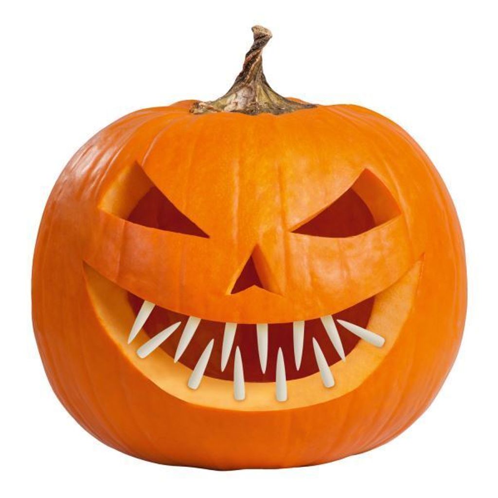 Dekorace zuby do dýně - pumpkin - Halloween - 12 ks Obrázek produktu 