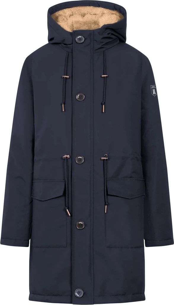 Derbe Friese-Festholm - Winterjacke, Größe:44, Farbe:navy/caramel