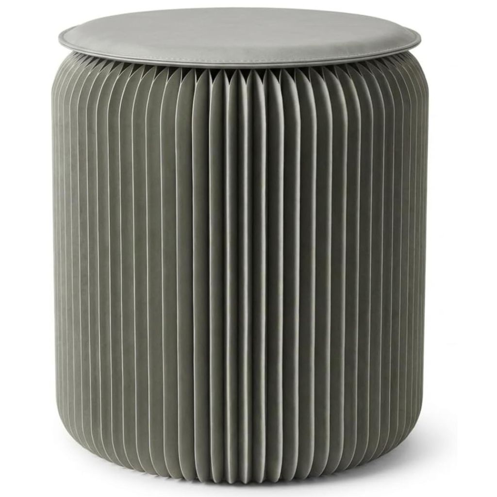Papierhocker Klapphocker faltbar aus Papier Ø 36x42cm Produktbild 
