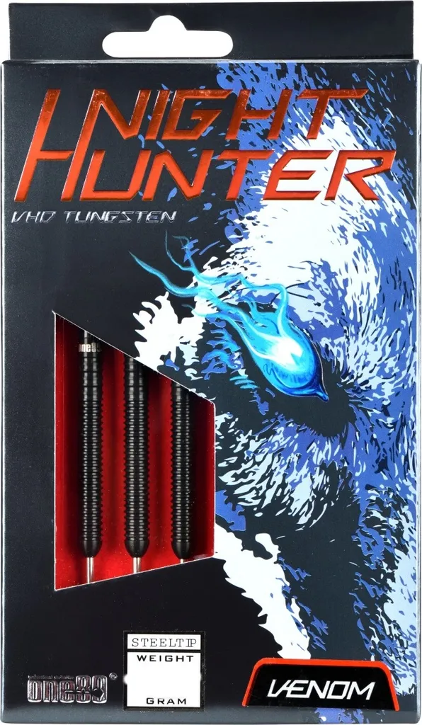 Réduisez les rebonds avec les fléchettes One80 Night Hunter Attack 18g