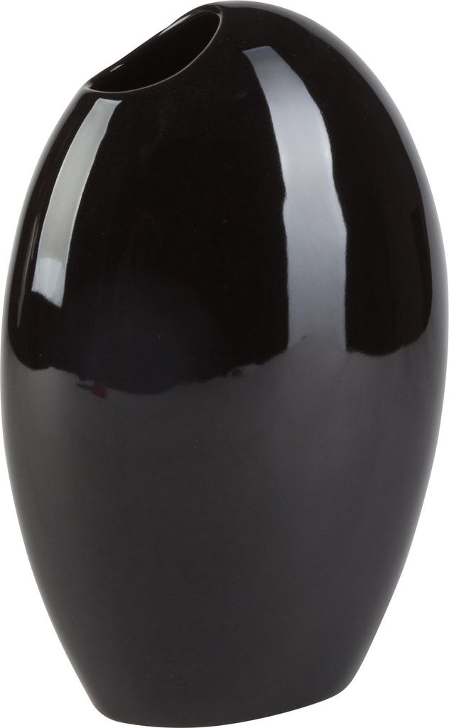Wazon 'Egg' (18,5x11x27,5cm), czarny Zdjęcie produktu 