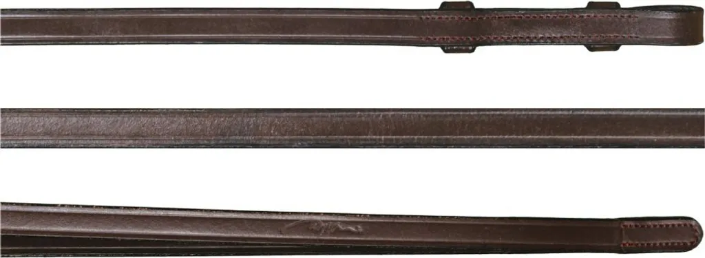 Rênes de bride pour le travail quotidien du cheval - Cuir lisse Dyon Pro