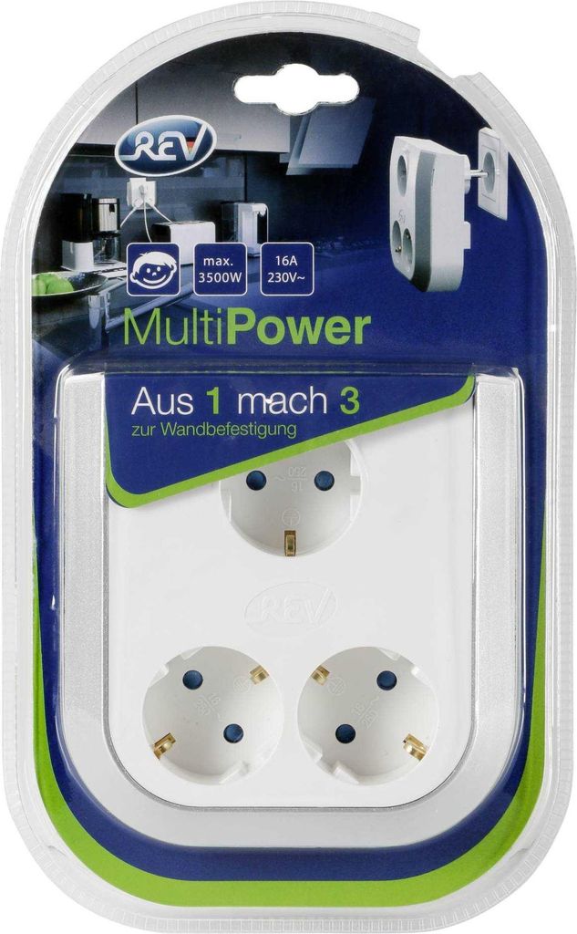 Estensione presa a 3 vie REV MultiPower Immagine del prodotto 