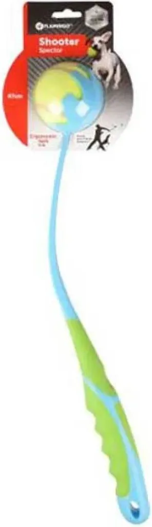 Fenicottero Giocattolo per Cani Shooter Spector 47cm - Lanciapalle TPR