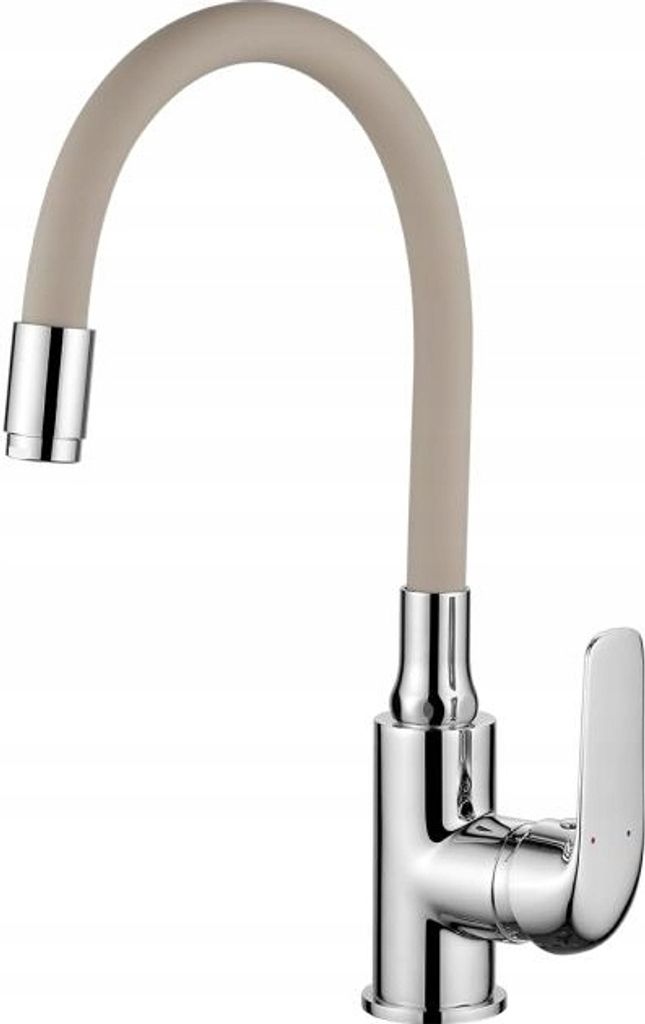 Rubinetto da cucina con bocca flessibile beige Elza Immagine del prodotto 