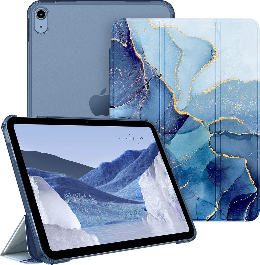 Bettdow IPad Hülle 10. & 11. Generation - Magnetisch Lila Mit Ständer