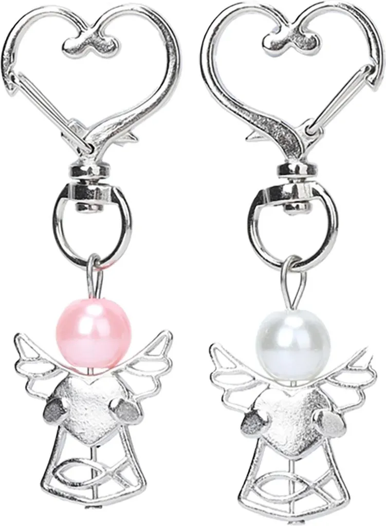 20 Pendentifs Anges Gardiens Bleu Saphir en Métal pour Mariage et Fête