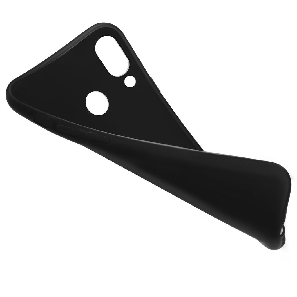 Moozy Minimalist Series Cover In Silicone Per Huawei P Smart Z E Honor 9X - Vino Rosso Opaco, Custodia Morbida In TPU Sottile, Con Bordi Rialzati
