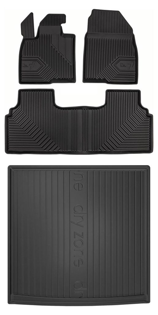 Gummi-Fußmatten für BAIC BJ30e 2025- (SUV) – Schwarz, Produktbild 
