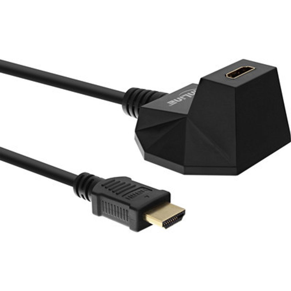 InLine® 17531S Prolunga HDMI con supporto, HDMI ad alta Immagine del prodotto 