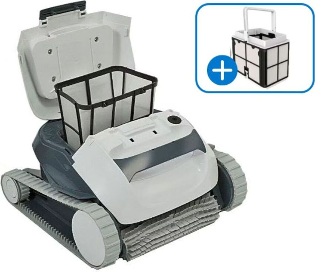 Dolphin E10 Poolroboter mit zusätzlichem Filterkorb fein