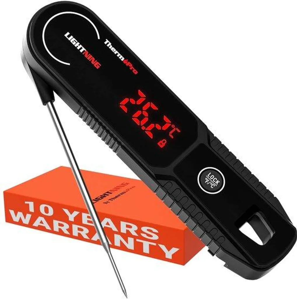 Thermomètre de barbecue pour viande et huile de friture ultra rapide