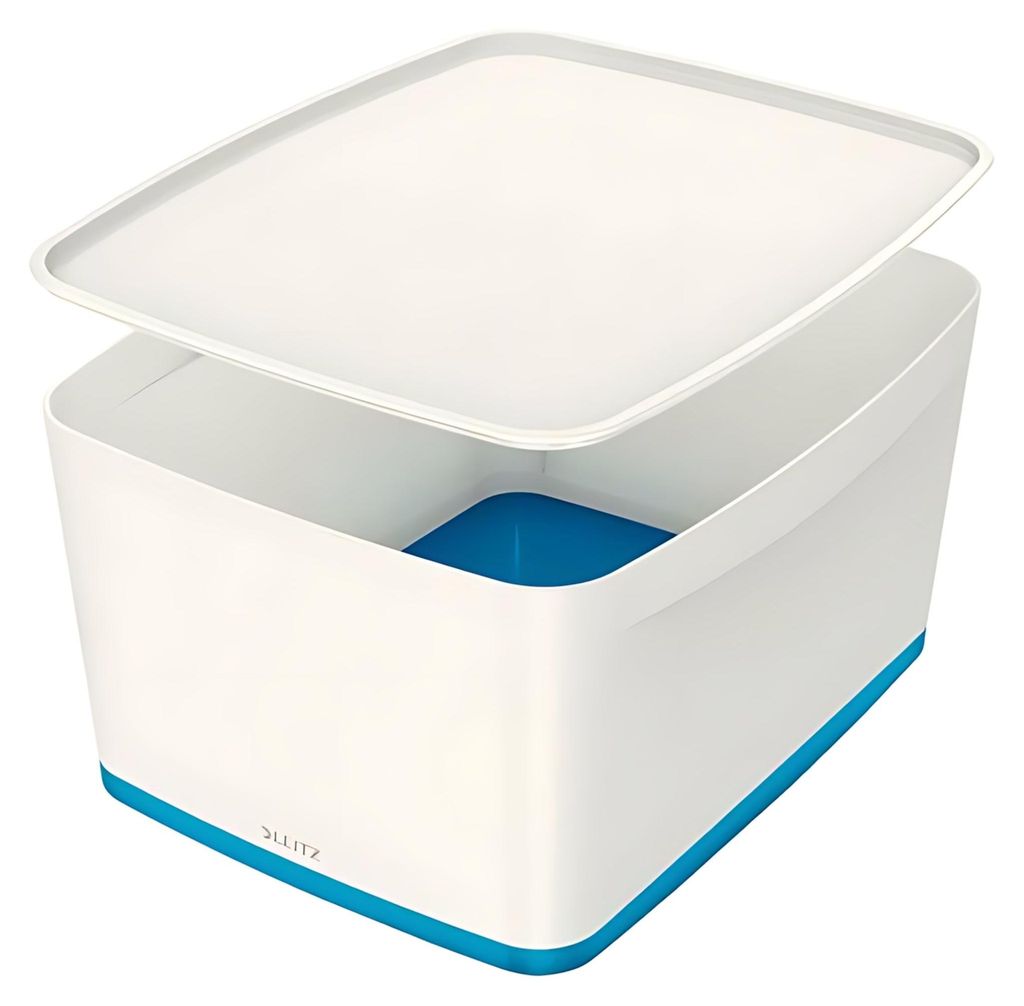 LEITZ Aufbewahrungsbox My Box 18 Liter weiß / blau