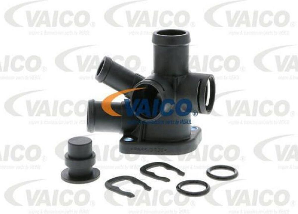 VAICO V10-0431 Kühlmittelflansch für VW GOLF III (1H1) Wasserflansch