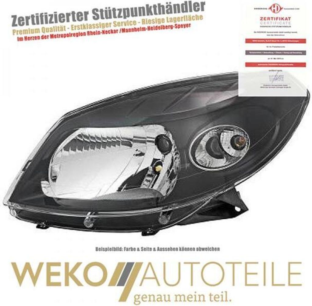 Diederichs Scheinwerfer li. Sandero, 08->>
