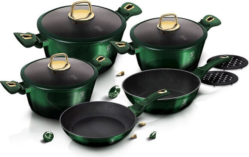 Berlinger Haus garnki 10 elementów Metallic Emerald BH6065 Zdjęcie produktu 12