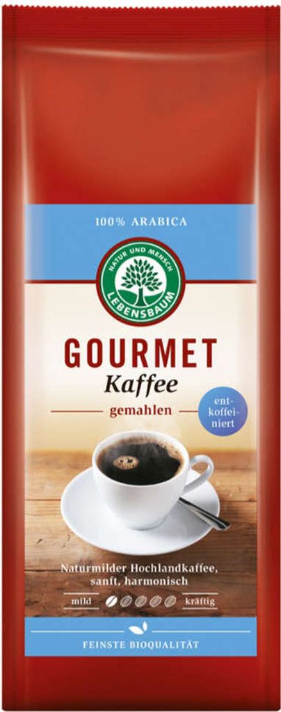 Gourmet káva - mletá bez kofeínu 250g Obrázok produktu 