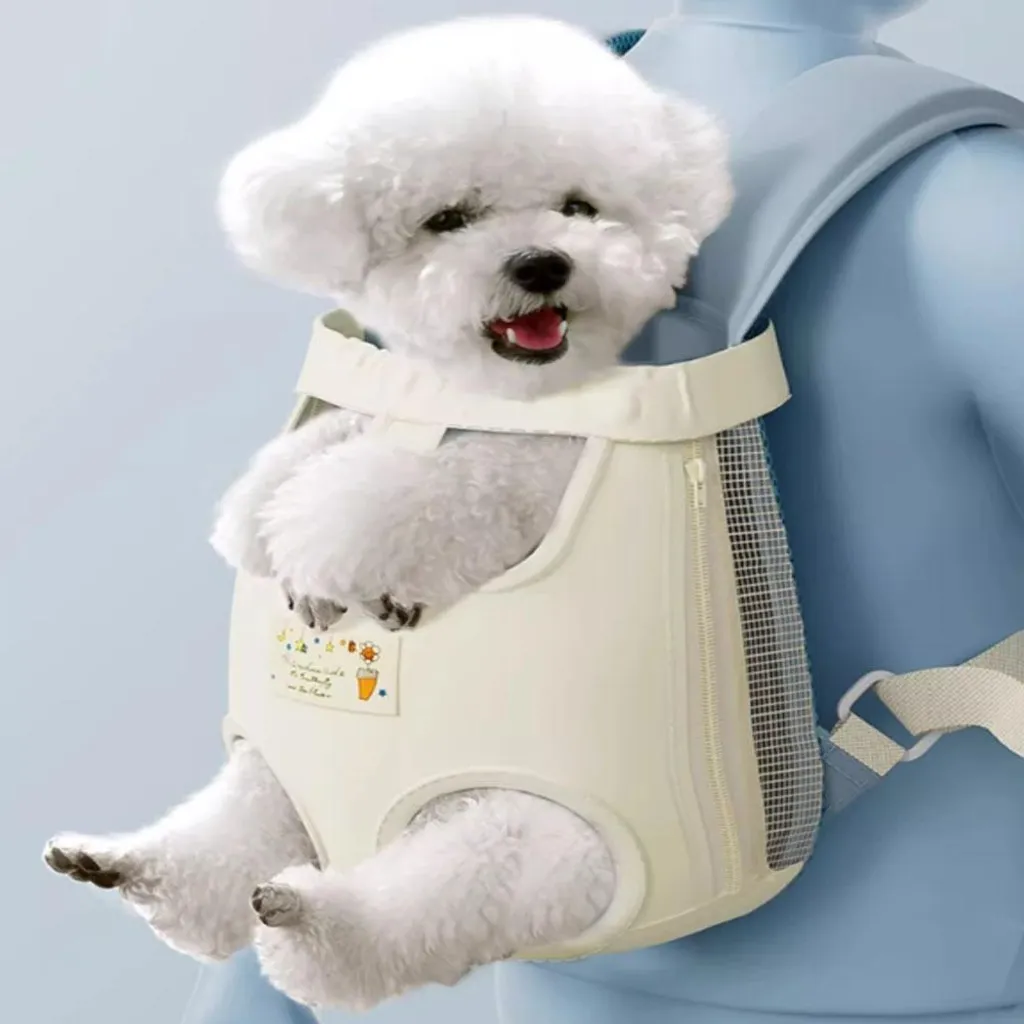 INF Sac à Dos de Transport pour Animaux M - Portable et Aéré Léger - 3